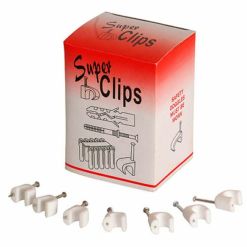 7mm Cable Clips Box of 100