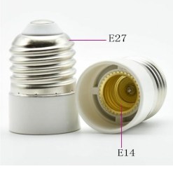 E27 Screw Type to E14 Mini_Screw Type Lamp Holder Converter