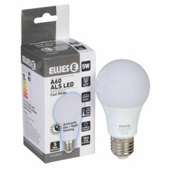 Ellies 5W E27 LED Bulb With Automatic Day Night Sensing FLALSE27C