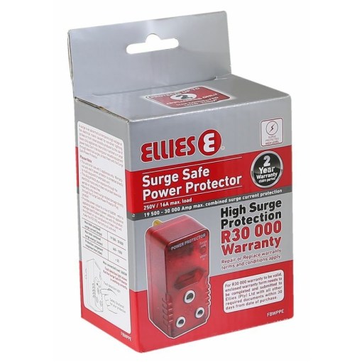 Ellies Surge Safe Power Protector With R30 000 Warranty