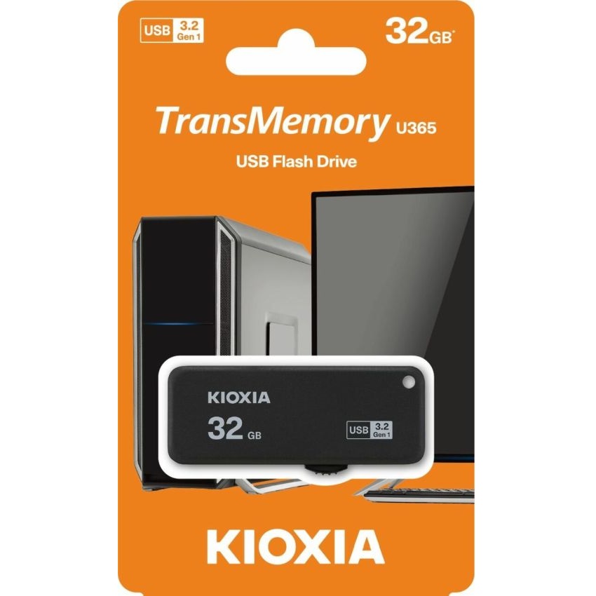 Kioxia 32GB TransMemory U365 USB3.2 Flash Drive LU365K032GG4