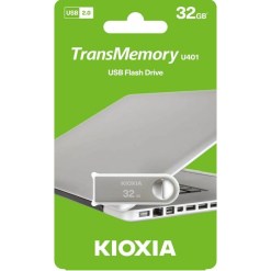 Kioxia U401 Metal TransMemory 32GB USB2.0 Flash Drive LU401S032GG4