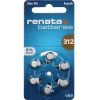 Renata 312 Zinc Air Hearing Aid Batteries 1.45V