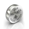 Renata 364 SR621SW Silver 1.55V Watch Battery