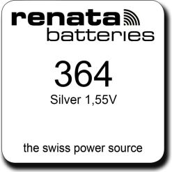 Renata 364 SR621SW Swiss Watch Battery