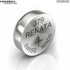 Renata 379 SR521SW Silver 1.55V Watch Battery Swiss Made