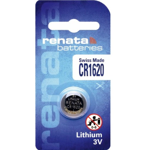 Renata CR1620 3V Lithium Battery Swiss Made