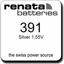 Renata R371 371 / SR920SW / SG6 / AG6 Battery •