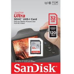 Sandisk Ultra 32GB SDHC UHS-I Class 10 Memory Card