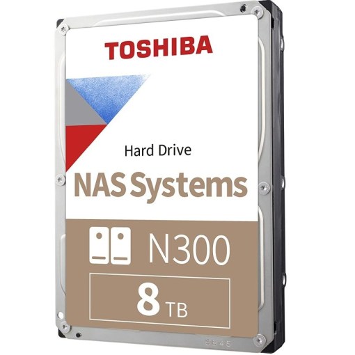 Toshiba 8TB 3.5 Inch NAS Hard Drive N300 HDWN180
