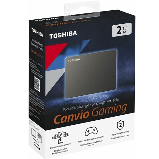 Toshiba Canvio Gaming 2TB Portable External Hard Drive PLAYSTATION XBOX PC HDTX120EK3AA