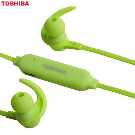 Toshiba Bluetooth Wireless Stereo Earphones RZE-BT31E Green