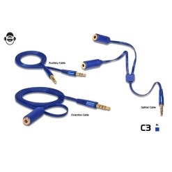 iDance Connect Audio Survival Kit C3 Blue