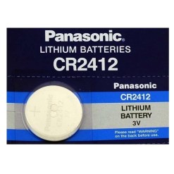 Panasonic CR2412 Lithium 3V Coin Cell Battery