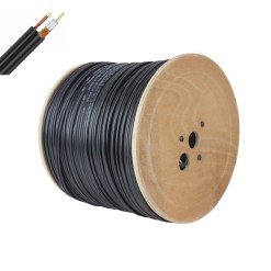 RG59 Coaxial Cable For CCTV With Power 500 Meter Roll