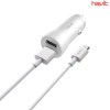 Havit Dual USB Car Charger With Micro USB Cable ST847