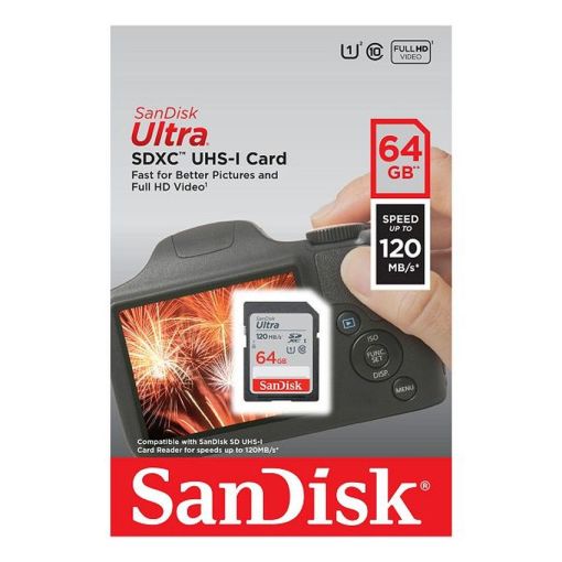 Sandisk Ultra 64GB SDXC UHS-I Card SDSDUN4-064G-GN6IN