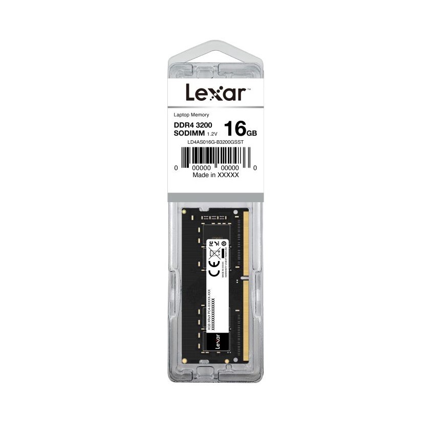 Lexar SODIMM DDR4 RAM 16 Go 3200 MHz, Mémoire pour Ordinateur Portable  SODIMM, 260-Pin SO-DIMM, Mémoire RAM, Memoire Haute Performance  (LD4AS016G-B3200GSST) : : Mode
