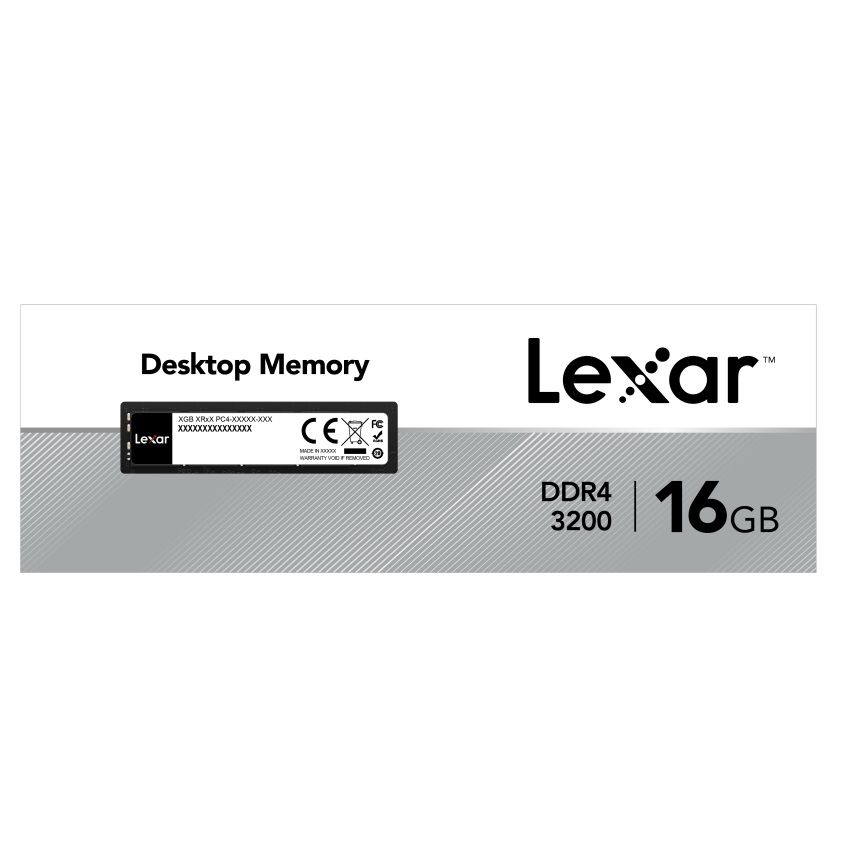 Lexar 16GB (1x 16GB) 3200MHz CL22 Desktop DDR4 RAM - TechNextDay