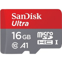 Sandisk Ultra 16GB microSD Card SDSQUAR-016G-GN6MN