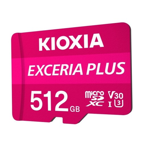 Kioxia 512GB microSD EXCERIA PLUS LMPL1M512GG2