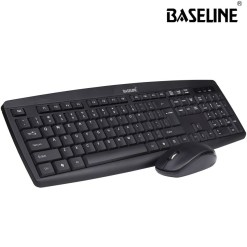 Baseline Wireless Keyboard and Mouse Combo Angle View BL-COMBW701