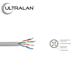 UltraLAN Installer Series CAT6 CCA Solid UTP Cable 305m CAB-UTP6CCA-305IG