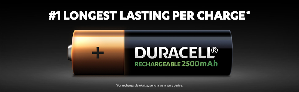 Duracell #1 Longest Lasting Per Charge