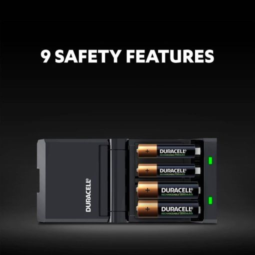 Duracell Hi-Speed 45 Minute Charger With 9 Safety Features