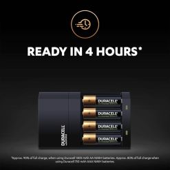Duracell Hi-Speed Charger Ready In 4 Hours