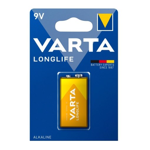 Varta LongLife 9 Volt Alkaline Battery