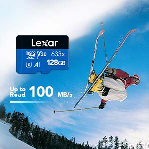 Capture every moment Lexar microSDXC High-Performance 633x Memory Card