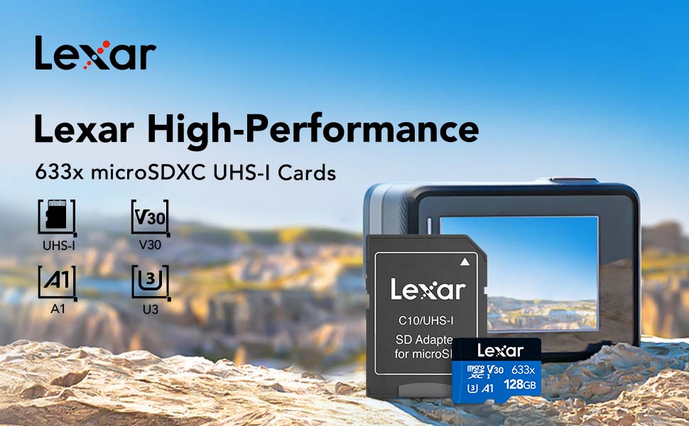 Lexar microSDXC High-Performance 633x Banner
